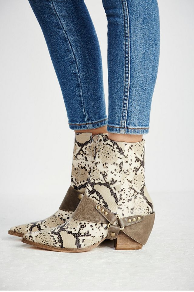 Free people store snakeskin boots