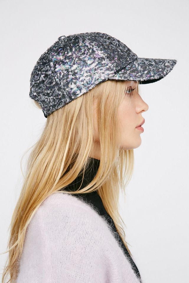 Shine On Sequin Baseball Hat #2