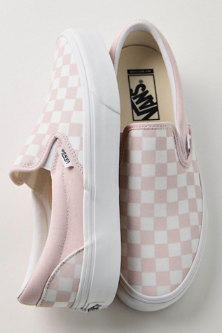 Vans Classic Checkered Slip-Ons by Free People