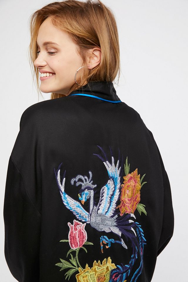 Embroidered Slouchy Duster #2