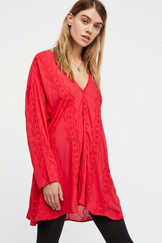 Seabreeze, Floral Embroidered Sleeve Top