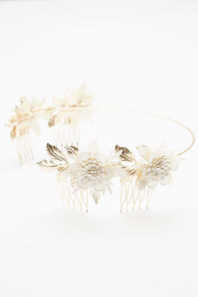 Pearlized Floral Halo #2