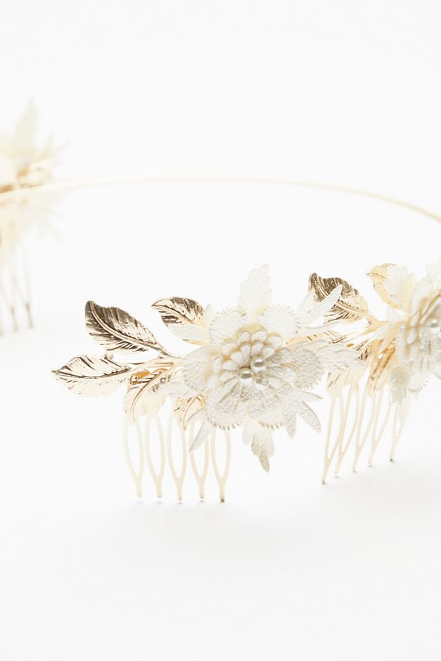 Pearlized Floral Halo #3