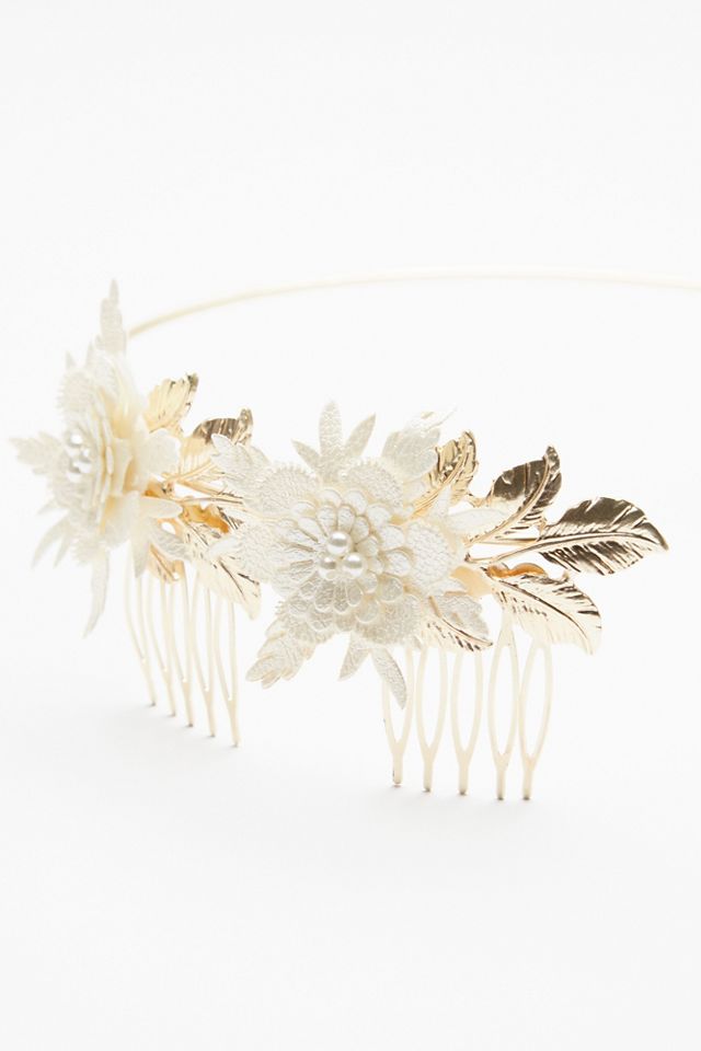 Pearlized Floral Halo #4