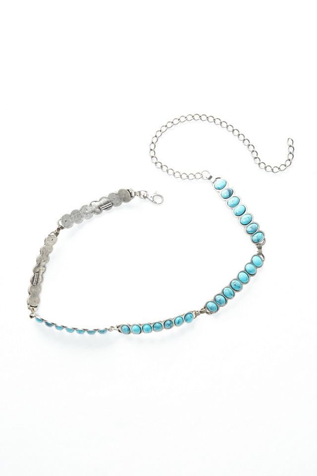 Turquoise Train Metal Belt #1
