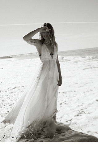 free people white gown
