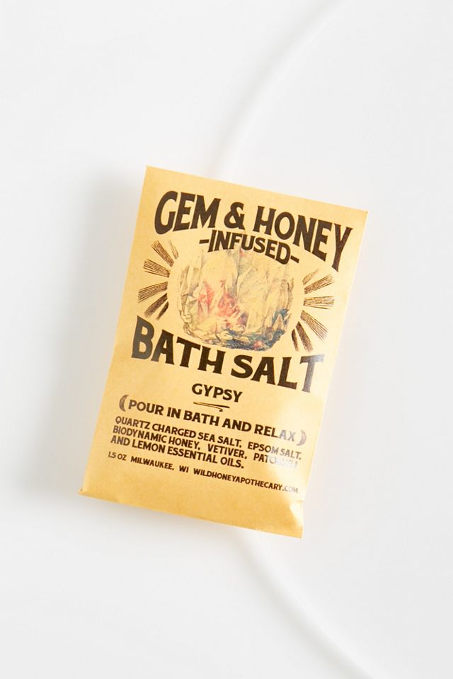 Wild Honey Apothecary Gem & Honey Infused Bath Salts #1