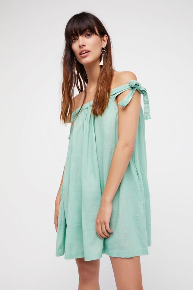 Just Right Off-The-Shoulder Mini Dress