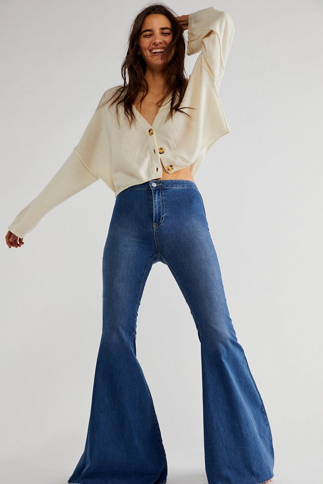 Free People Just Float On Flare Jeans