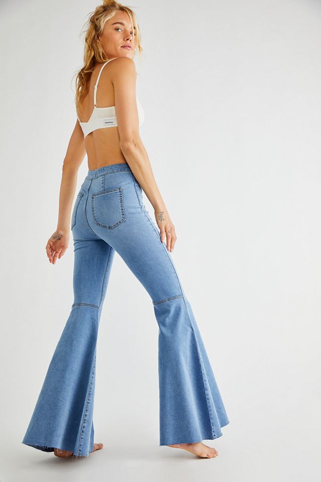 Just Float On Flare Jeans Free People 2936