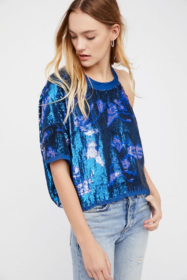 Sequin Sport Pullover | Free People UK