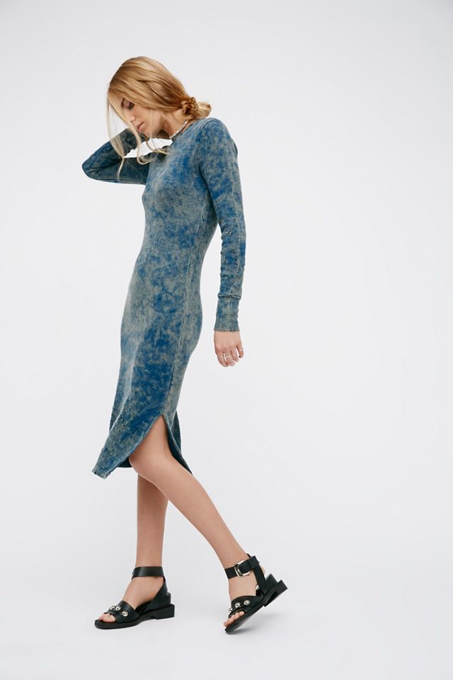 Monaco Thermal Midi Dress #3