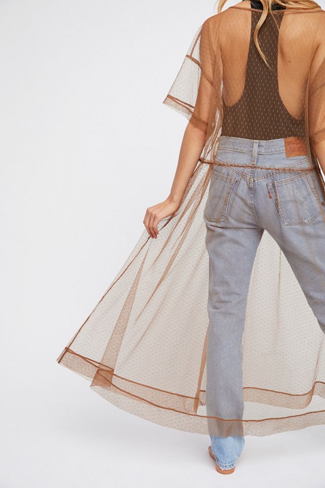 Sheer Dot Mesh Slip #2