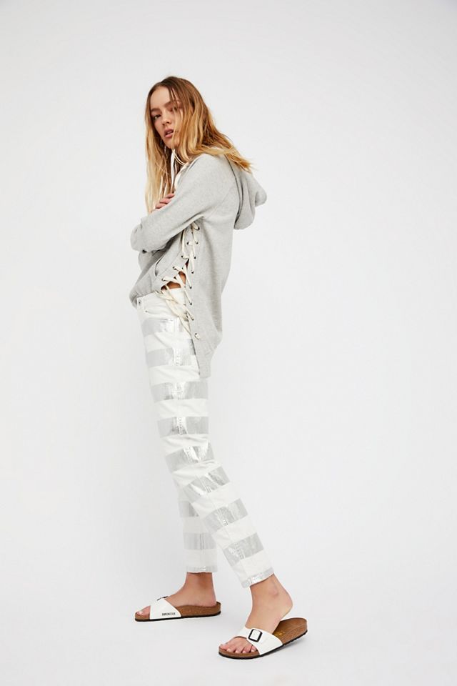 Seasonal Foil Boyfriend Jeans #2