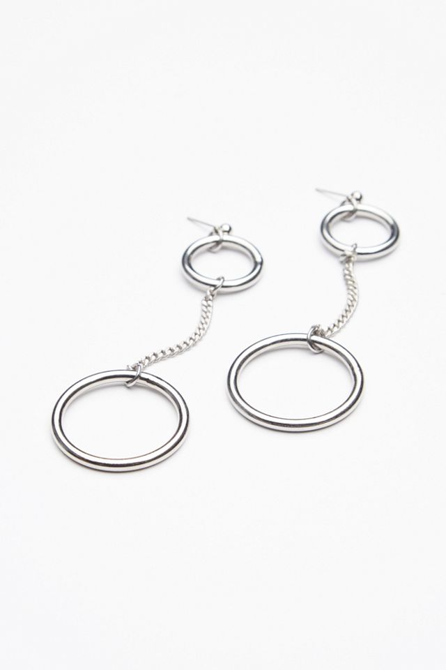 Solene Hoop Pendulum Earrings #2