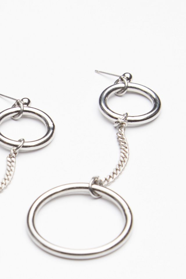 Solene Hoop Pendulum Earrings #3