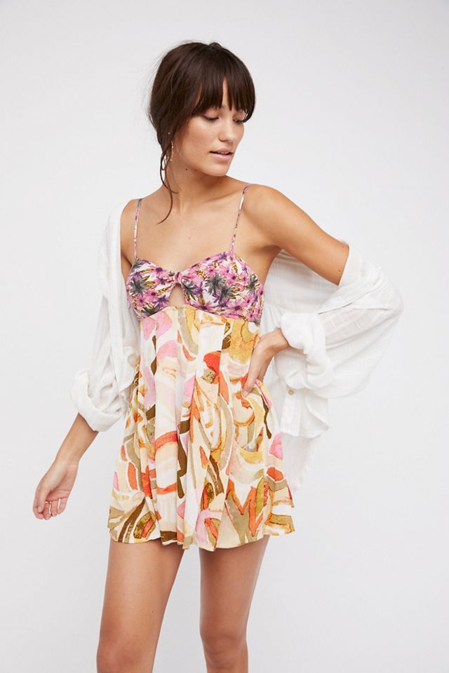 Rows Of Flowers One-Piece