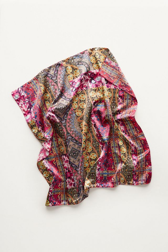 Silky Mixed Print Bandana #2