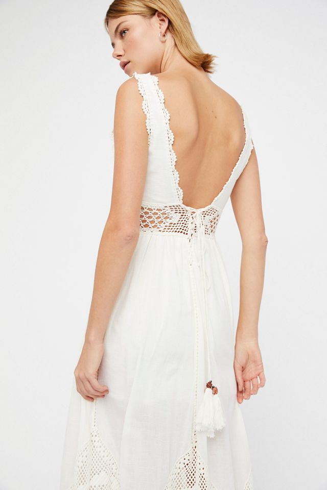 White Moon Diamond Maxi Dress #3