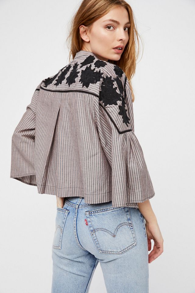Liya Embroidered Top #1
