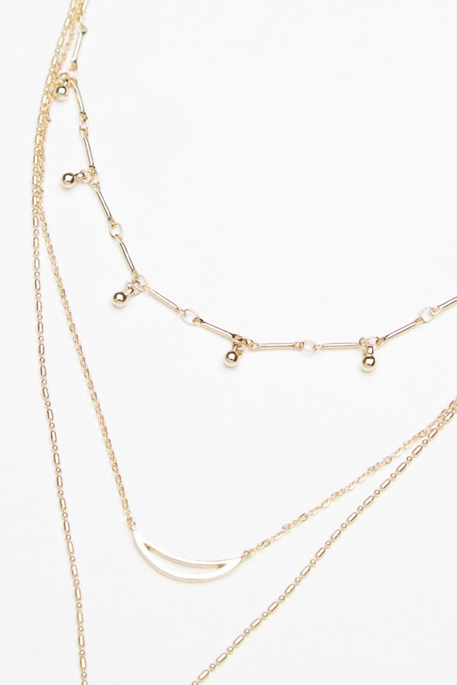 Lex Horn Layered Necklace #3