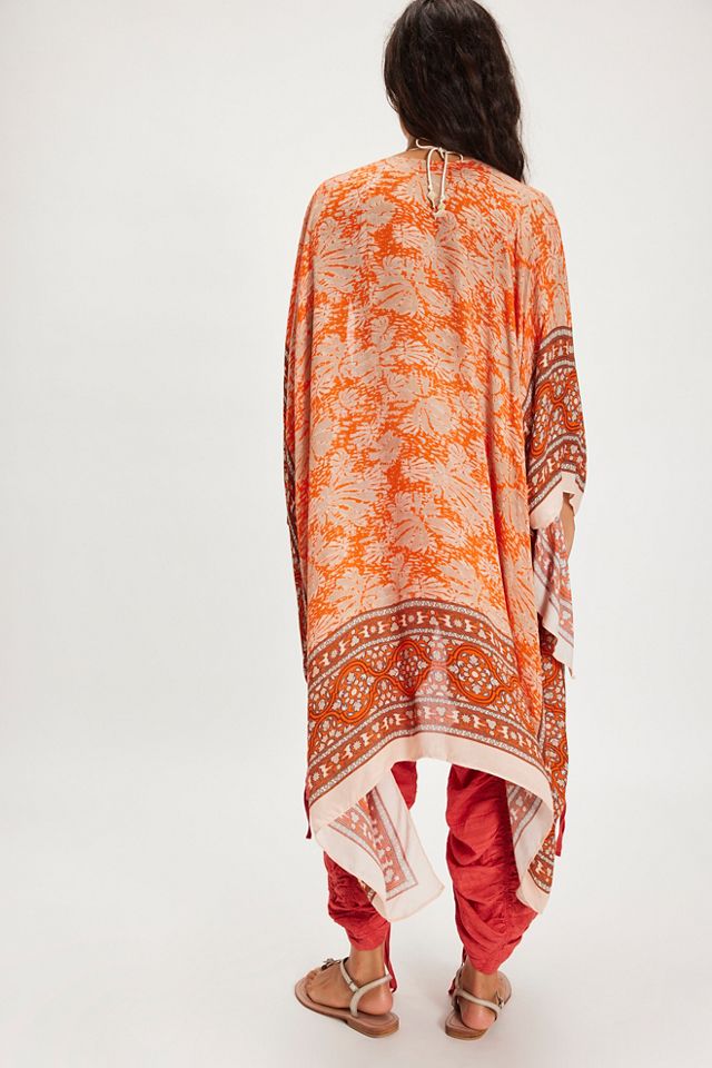 Magic Dance Border Print Duster #1