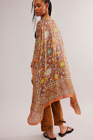 Magic Dance Border Print Duster