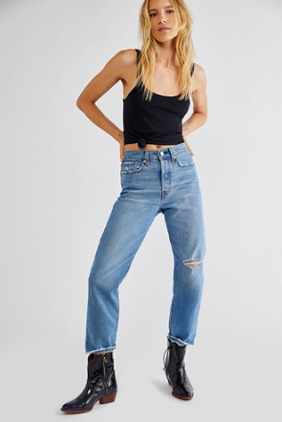 Levi's Wedgie Straight Jeans In Salsa Spice