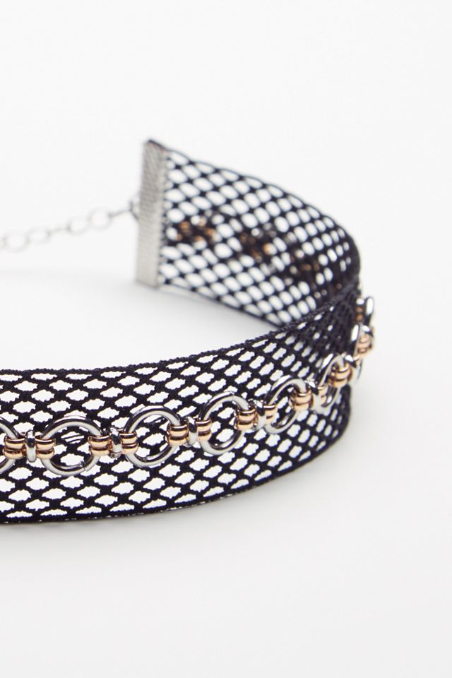 Abbey Fishnet Choker | Free People