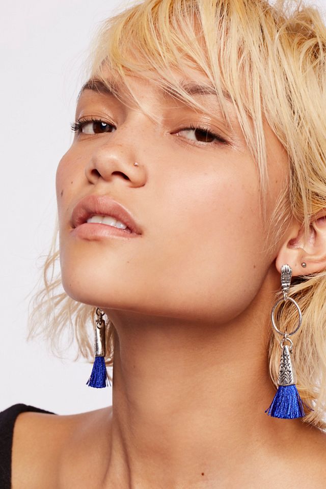 Hand To Hold Tassel Earrings