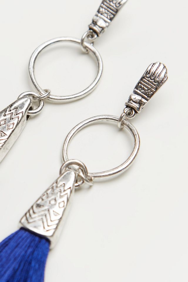 Hand To Hold Tassel Earrings #2