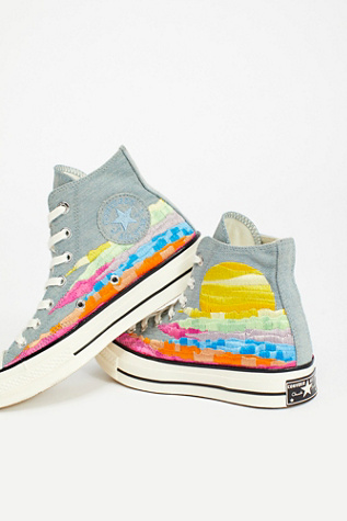 Mara Hoffman x Converse High Top Trainers | Free People UK