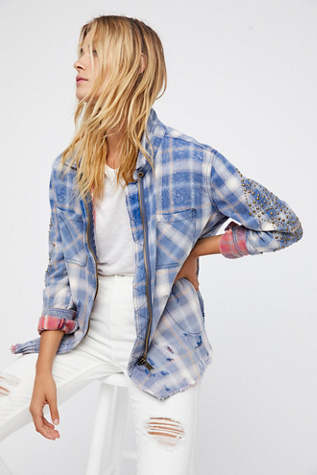 Free people 2025 flannel jacket