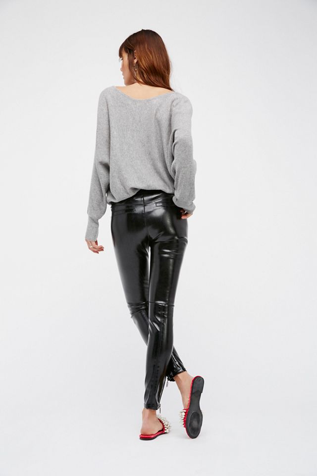 Patent Vegan Leather Leggings #1