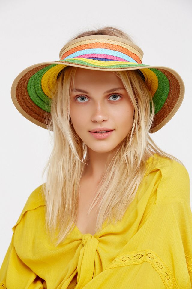 Sunny Daze Rainbow Visor | Free People