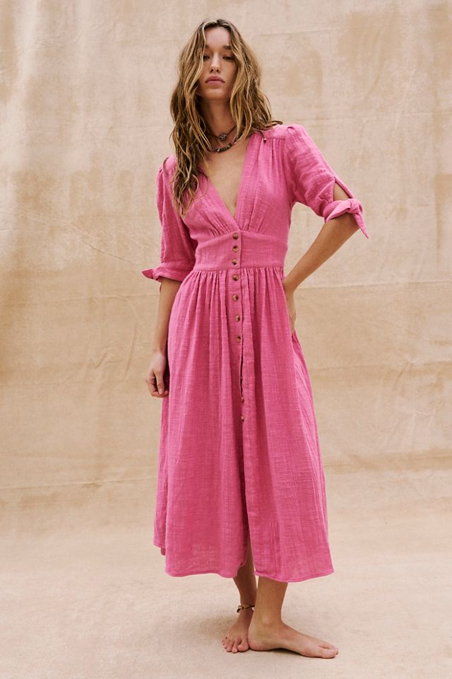 Free people later store days midi dress