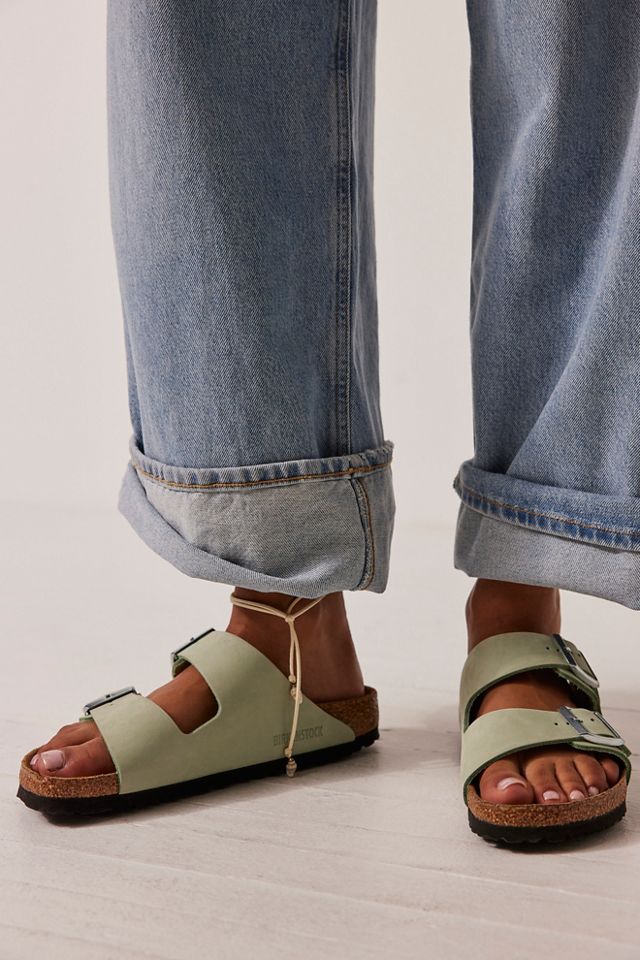 Birkenstock Arizona Almond Soft Footbed Slides EU 37 US 6-6.5