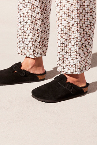 Birkenstock Boston Shearling Clogs