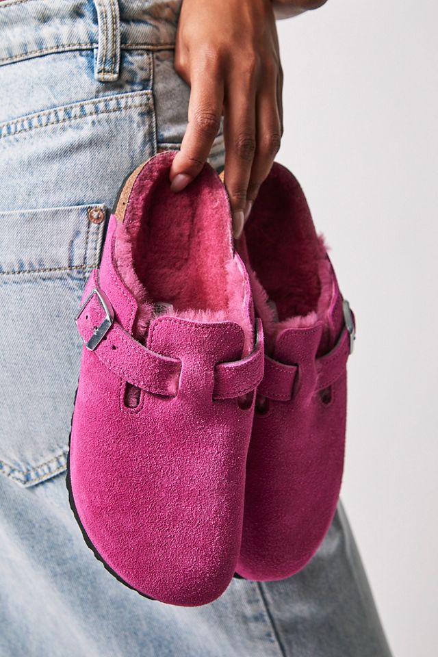 Birkenstock Boston Shearling Clogs