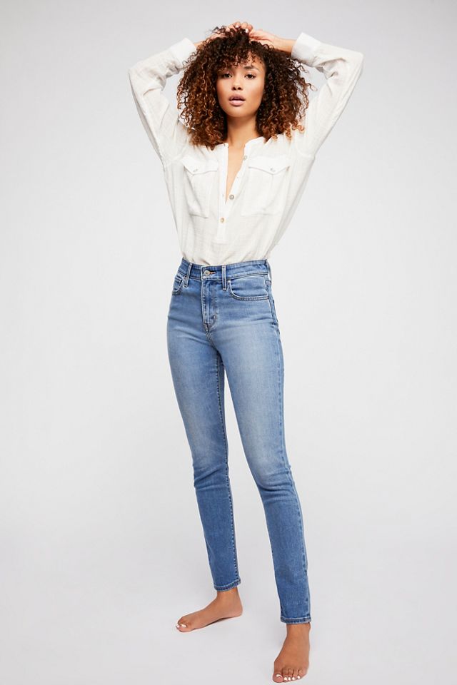 Levi s 721 High Rise Skinny Jeans Free People