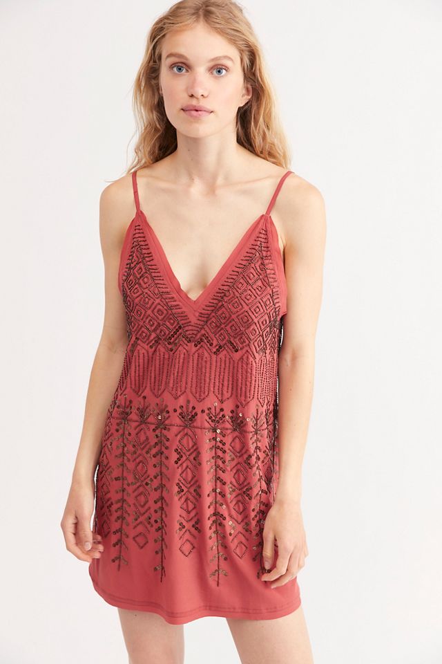 Free people arizona nights sales embellished slip