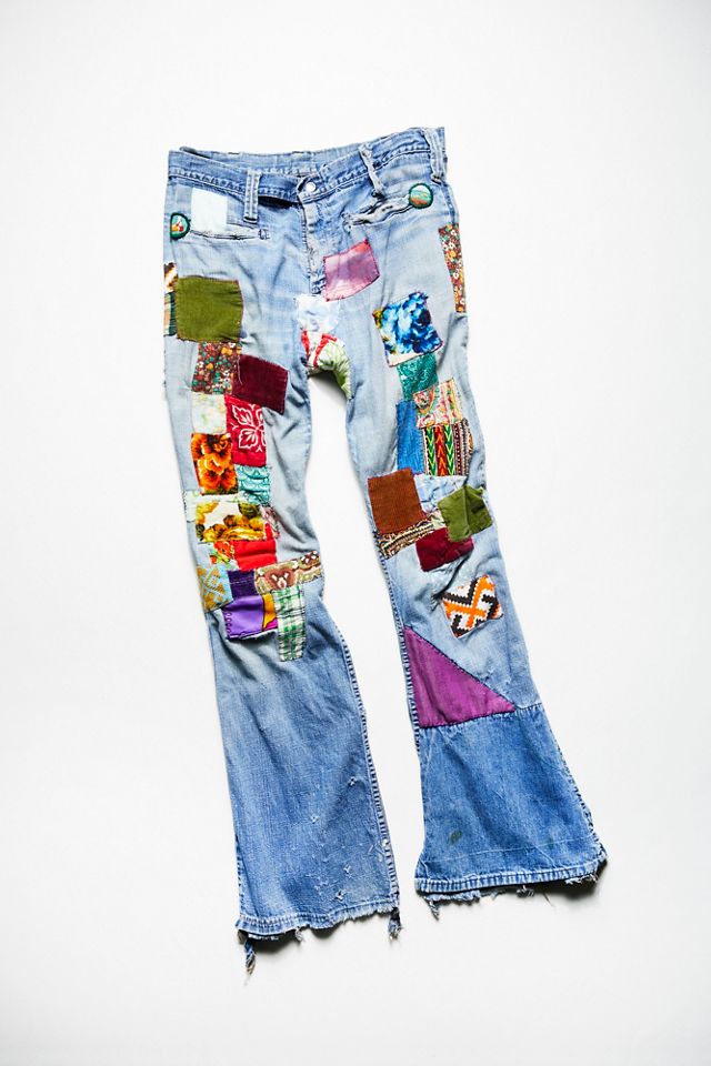 Vintage 1960s Patchwork Flares