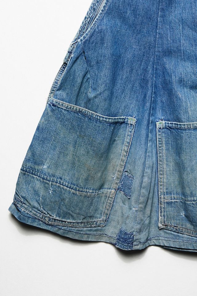Vintage 1970s Denim Overall Dress | Free People