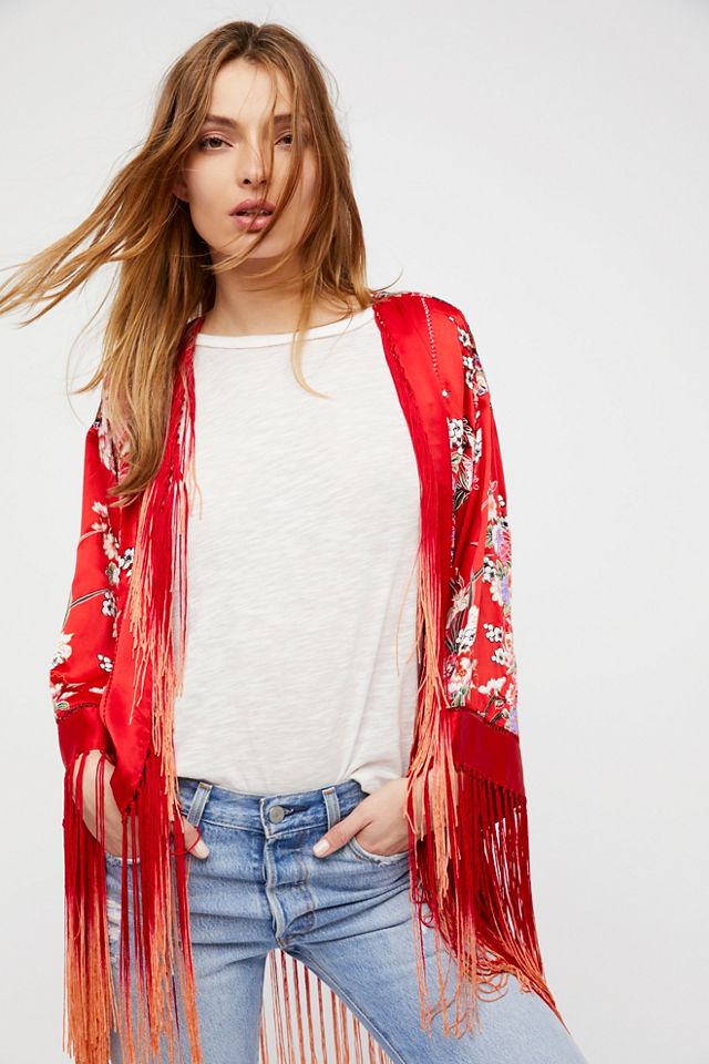 Best of My Love Silk Kimono