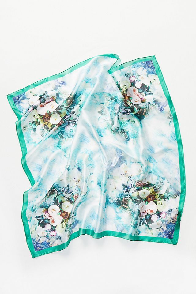 Wren Silk Print Bandana #1