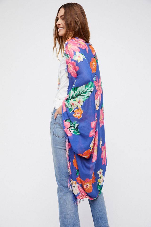Good Vibrations Printed Cocoon Kimono