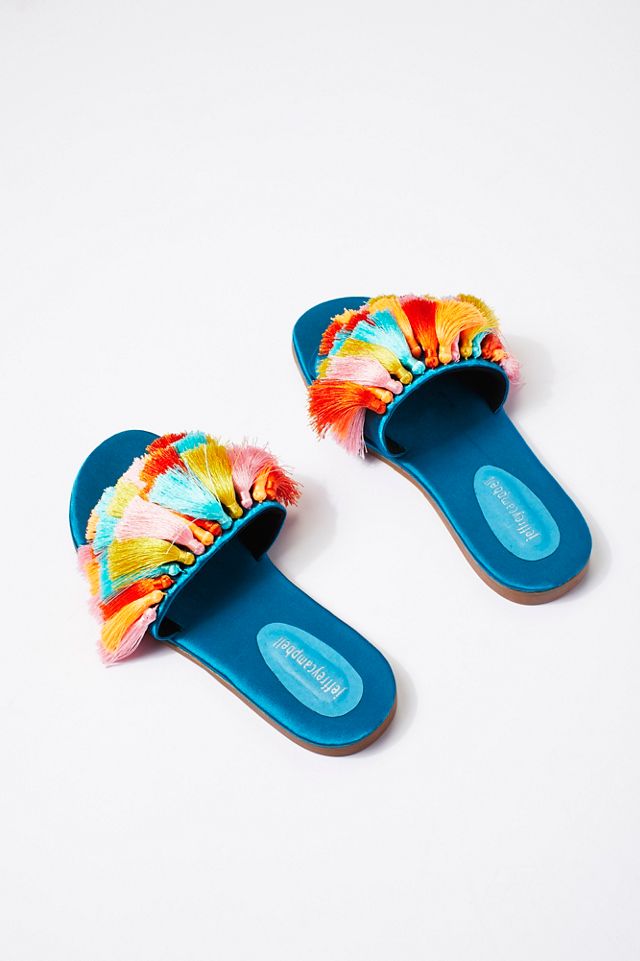 Watercolor Tassel Sandal #2