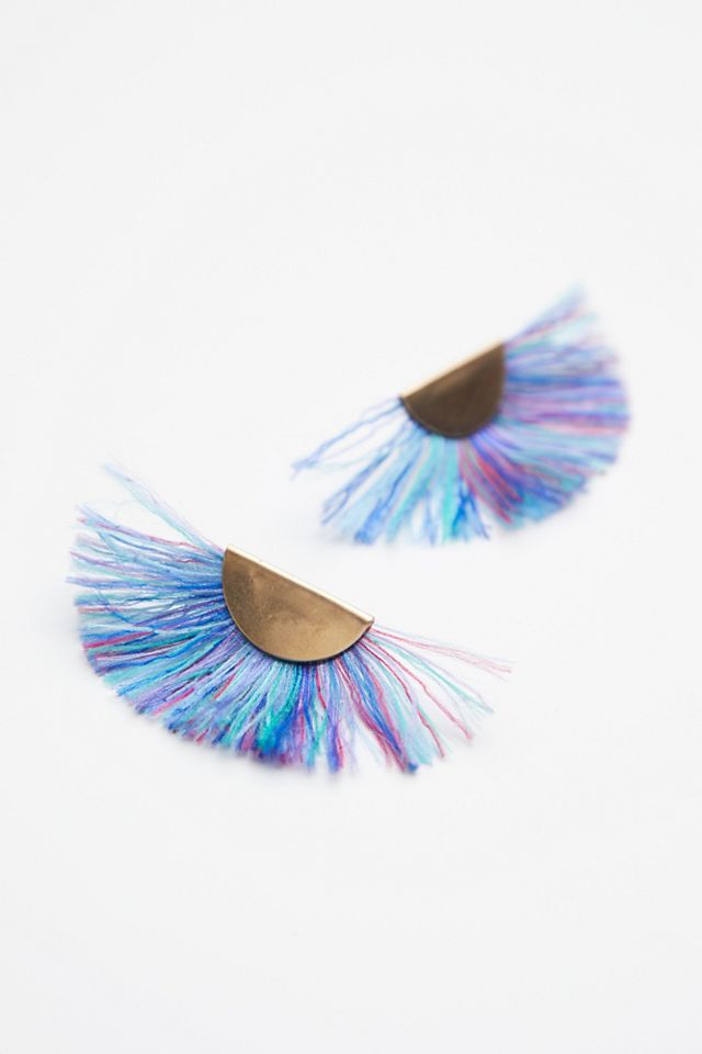 Tropicana Fan Flare Studs #2