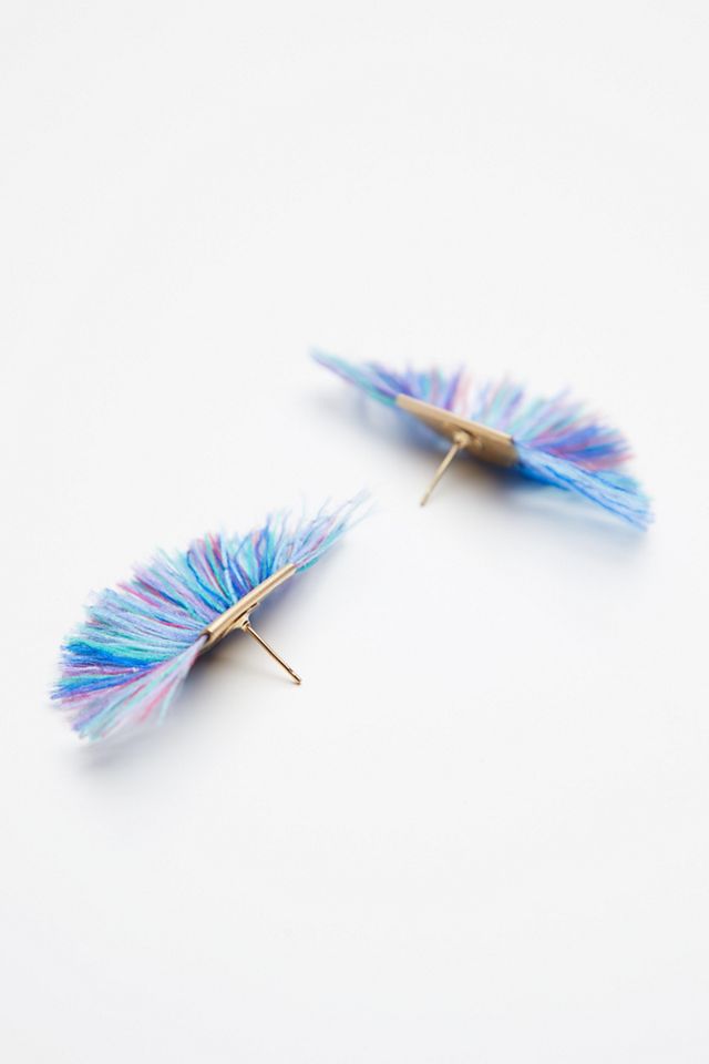 Tropicana Fan Flare Studs #3