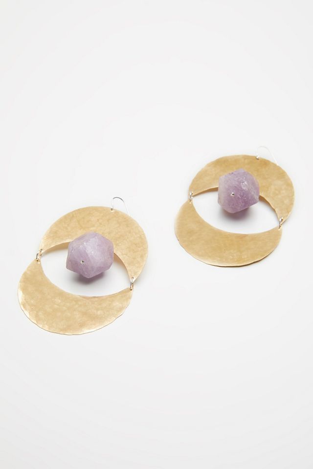 Rising Sun Turquoise Earrings #1